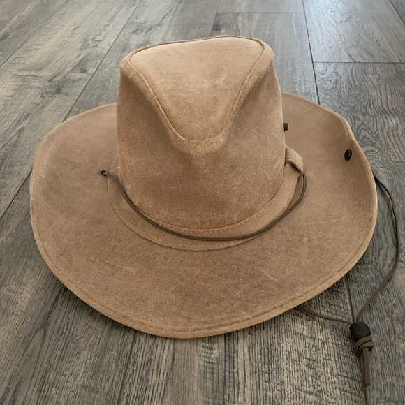 Minnetonka Aussi Hat, Tan, Size M - Picture 1 of 9